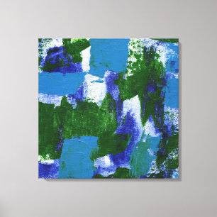 Abstracte expressie #4 door Michael Moffa Canvas Afdruk