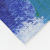 Abstracte expressie #4 door Michael Moffa Fleece Deken (Hoek)