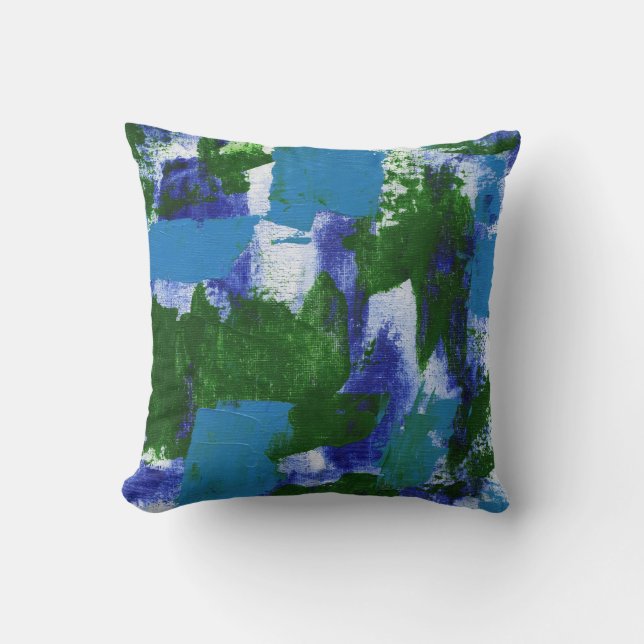 Abstracte expressie #4 door Michael Moffa Kussen (Voorkant)