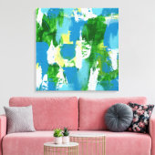 Abstracte expressie #5 door Michael Moffa Canvas Afdruk (Insitu (Woonkamer))