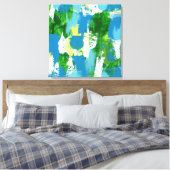 Abstracte expressie #5 door Michael Moffa Canvas Afdruk (Insitu (Slaapkamer))