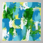 Abstracte expressie #5 door Michael Moffa Poster (Voorkant)