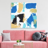 Abstracte expressie #6 door Michael Moffa Canvas Afdruk (Insitu (Woonkamer))