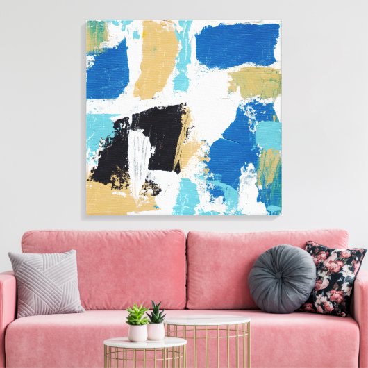 Abstracte expressie #6 door Michael Moffa Canvas Afdruk (Insitu (Woonkamer))