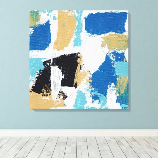 Abstracte expressie #6 door Michael Moffa Canvas Afdruk (Insitu (Houten vloer))