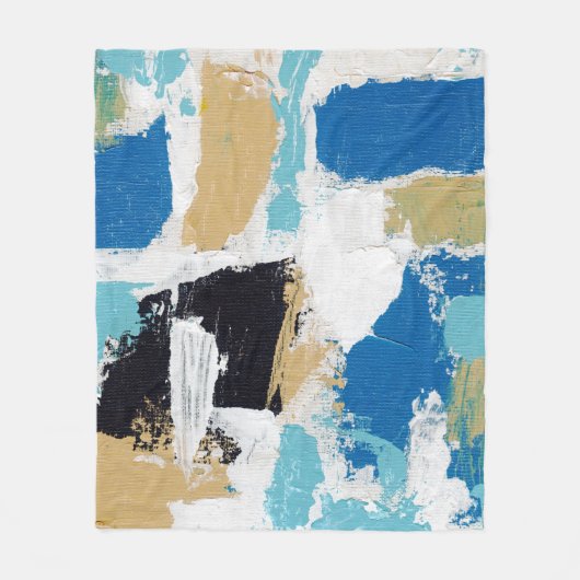Abstracte expressie #6 door Michael Moffa Fleece Deken (Voorkant)