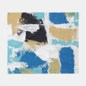 Abstracte expressie #6 door Michael Moffa Fleece Deken (Voorkant (Horizontaal))