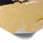 Abstracte expressie #6 door Michael Moffa Poster (Hoek)