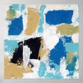 Abstracte expressie #6 door Michael Moffa Poster (Voorkant)