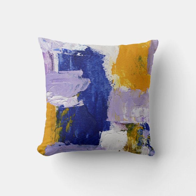 Abstracte expressie #9 door Michael Moffa Kussen (Voorkant)