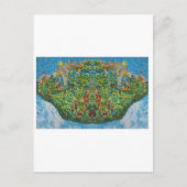 Abstracte expressie: "ESTEPONA DANCING" Briefkaart (Voorkant)