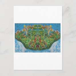 Abstracte expressie: "ESTEPONA DANCING" Briefkaart