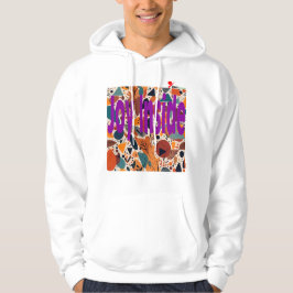 Abstracte Expressie Herfsttinten Trui Hoodie
