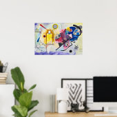 Abstracte expressie in het meesterwerk van Wassily Poster (Thuiskantoor)