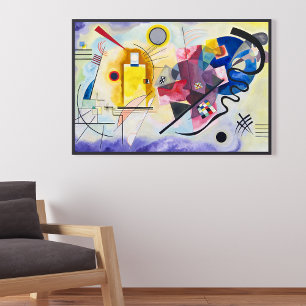 Abstracte expressie in het meesterwerk van Wassily Poster