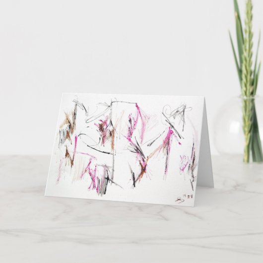 Abstracte expressie "Licht van Liefde" Kaart (Voorkant)