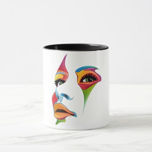 Abstracte expressie Mok (Midden)