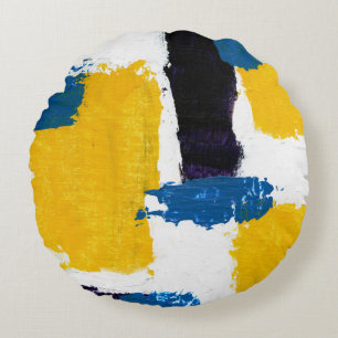 Abstracte expressie nr. 2 door Michael Moffa Rond Kussen