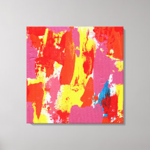 Abstracte expressie nr. 7 door Michael Moffa Canvas Afdruk