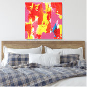 Abstracte expressie nr. 7 door Michael Moffa Canvas Afdruk (Insitu (Slaapkamer))