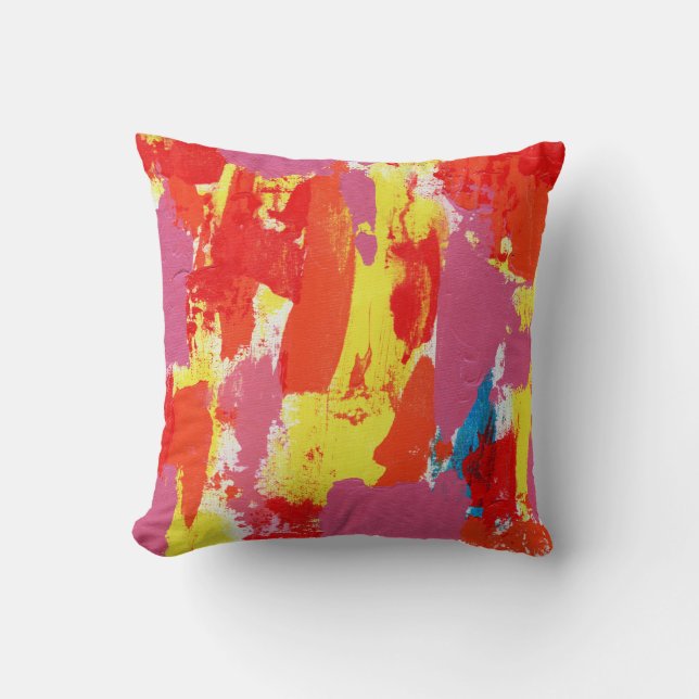 Abstracte expressie nr. 7 door Michael Moffa Kussen (Voorkant)