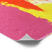 Abstracte expressie nr. 7 door Michael Moffa Poster (Hoek)