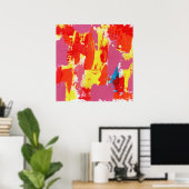 Abstracte expressie nr. 7 door Michael Moffa Poster (Thuiskantoor)