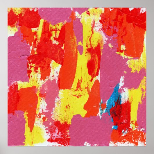 Abstracte expressie nr. 7 door Michael Moffa Poster (Voorkant)