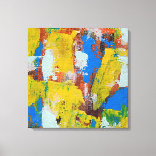 Abstracte expressie nr. 8 door Michael Moffa Canvas Afdruk