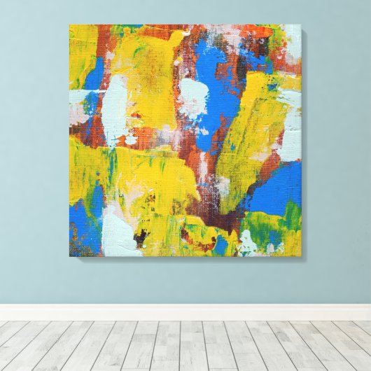 Abstracte expressie nr. 8 door Michael Moffa Canvas Afdruk (Insitu (Houten vloer))