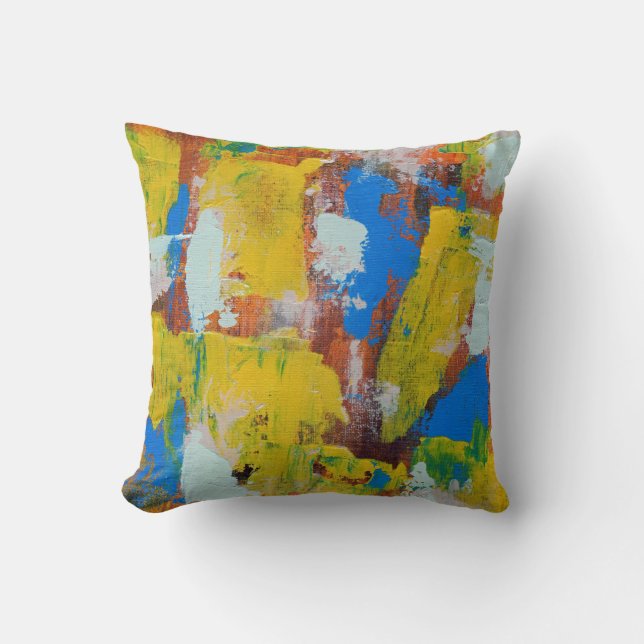 Abstracte expressie nr. 8 door Michael Moffa Kussen (Voorkant)