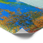 Abstracte expressie nr. 8 door Michael Moffa Poster (Hoek)