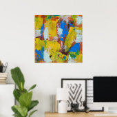 Abstracte expressie nr. 8 door Michael Moffa Poster (Thuiskantoor)