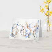 Abstracte expressie "Simple Support"-kaart Kaart (Gele Bloem)