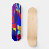 Abstracte expressionist 02 skateboard (Voorkant)