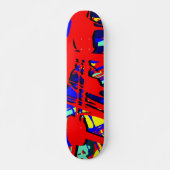 Abstracte expressionist 03 skateboard (Voorkant)