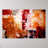 Abstracte expressionist Art Poster Moderne Prints (Voorkant)