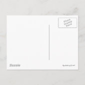 Abstracte expressionist briefkaart (Achterkant)