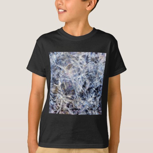 Abstracte expressionist Dance 3 Square T-shirt (Voorkant)