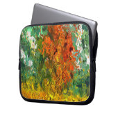 Abstracte expressionist Drip Electronics Bag Laptop Sleeve (Voorkant Links)