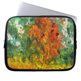 Abstracte expressionist Drip Electronics Bag Laptop Sleeve
