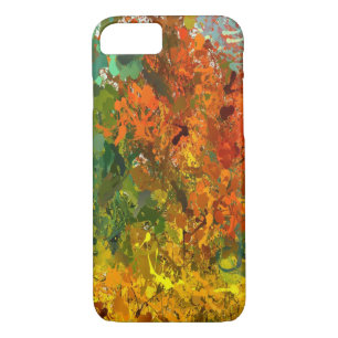 Abstracte expressionist Drip iPhone Case
