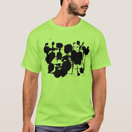 Abstracte expressionist - Gepersonaliseerd T-shirt (Voorkant)