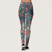 Abstracte expressionist leggings (Achterkant)