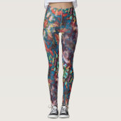 Abstracte expressionist leggings (Voorkant)