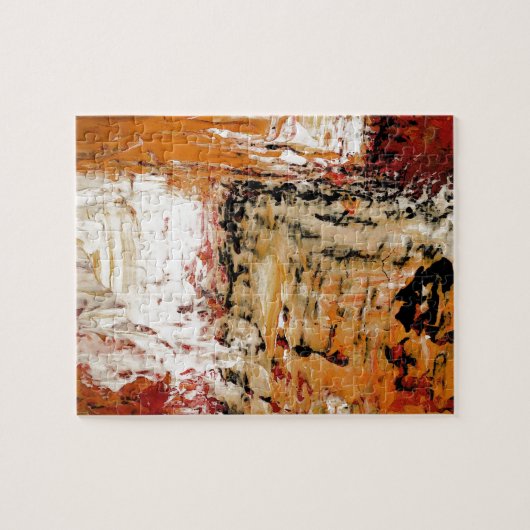 Abstracte expressionist legpuzzel (Horizontaal)