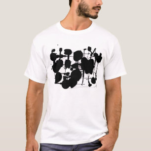 Abstracte expressionist t-shirt