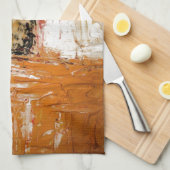 Abstracte expressionist theedoek (Quarter Fold)