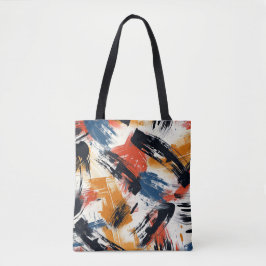Abstracte expressionistische Canvas tas | gewaagde
