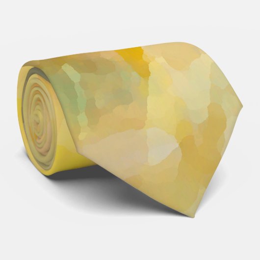 Abstracte expressionistische kunst Custom Stropdas (Opgerold)